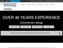 Tablet Screenshot of bcapartmentbuildings.com